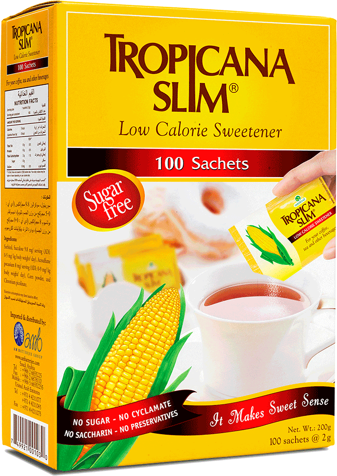 Tropicana Slim Sweetener 100 Sachets