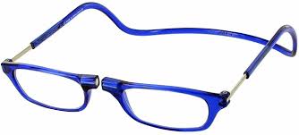 ون هندريد نظارات بمغناطيس على شكل بيضاوي باللون الازرق+2.5