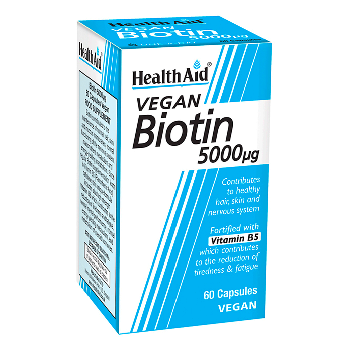 Health Aid Biotin 5000Ug Vegan Cap 60'S