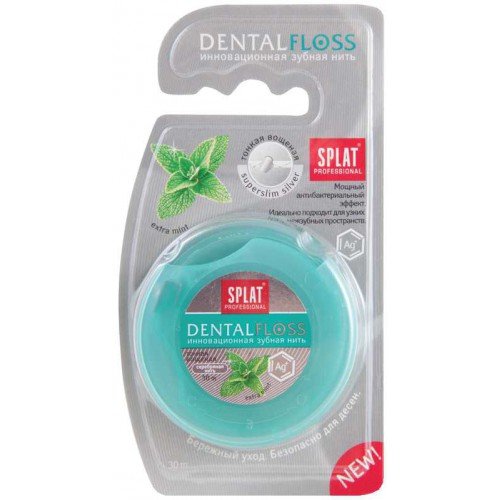 Splat Prof Dental Floss Mint&Silver30M