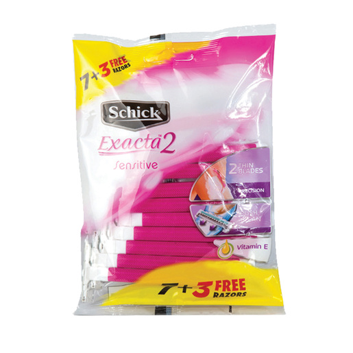 Schick Extra 2 Pink 7+3Free