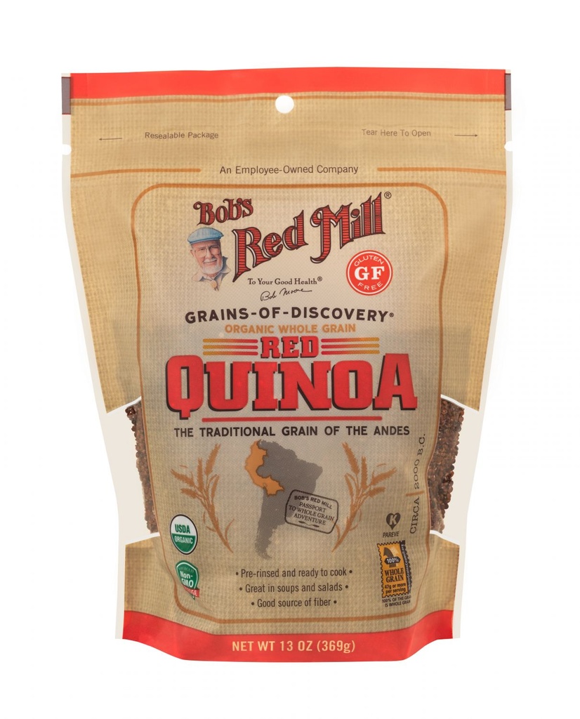 BRM Organic Red Quinoa Grain 369 gm