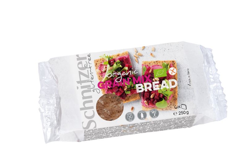 Organic Grain Mix Bread 250 Gm
