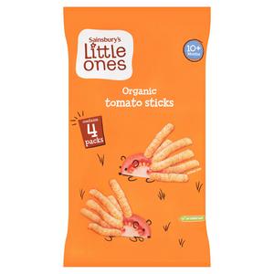 Sainsbury'S Little Ones Organic Tomato Sticks 10+ Months 4 X 12G (48G)