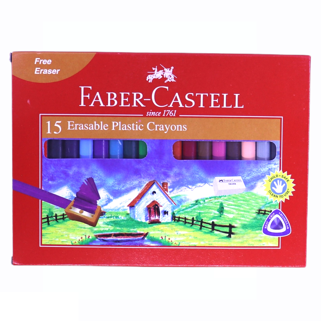 Faber Castell 15 ERASABLE CRAYONS