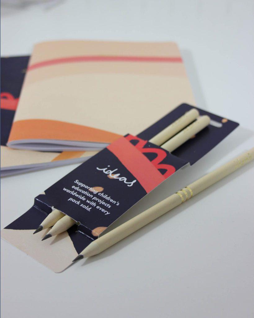 Buttermilk Recycled Pencils Pack of Three