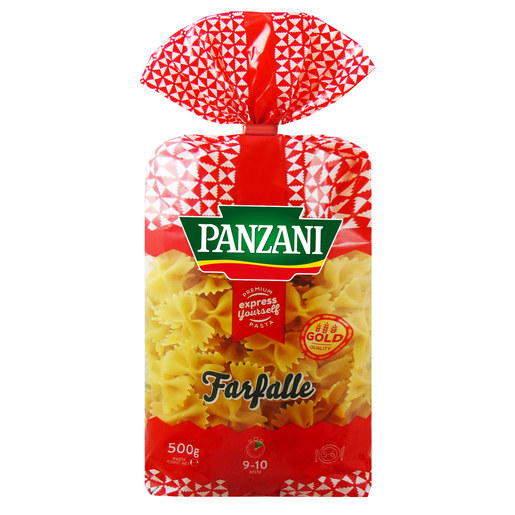 PANZANI FARFALLE 500GR 