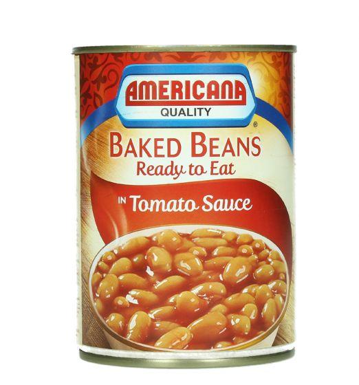 AMERICANA BAKED BEANS WITH TOMATO SAUCE 400GR
