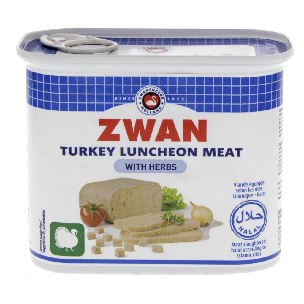 ZWAN TURKY LUNCHEON MEAT 340GR