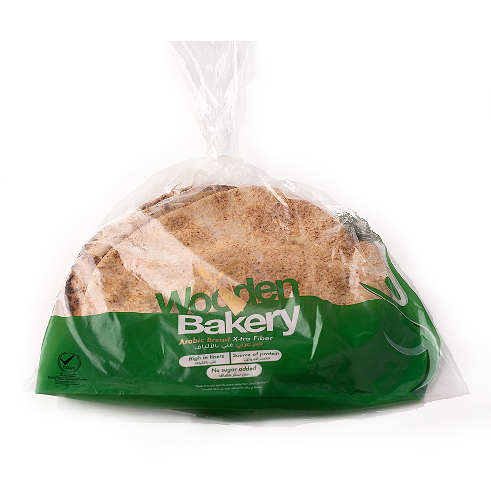 Arabic Pita Xtra-Fiber Bread (7Loaves)