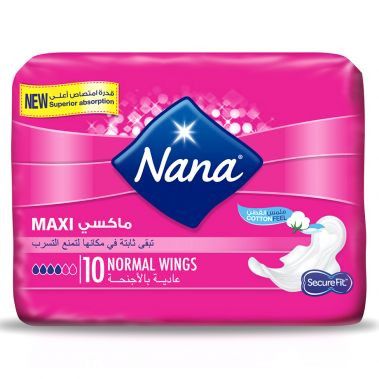 Nana Maxi Normal Wings 10 Pcs