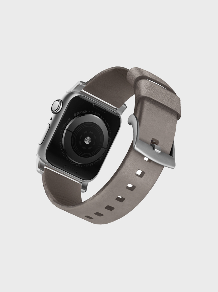 Uniq Mondain Apple Watch 4 Geniune Leather Wrap 40mm - Sand