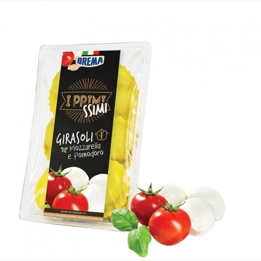 BREMA GIRASOLI WITH
MOZZARELLA AND TOMATO
250G