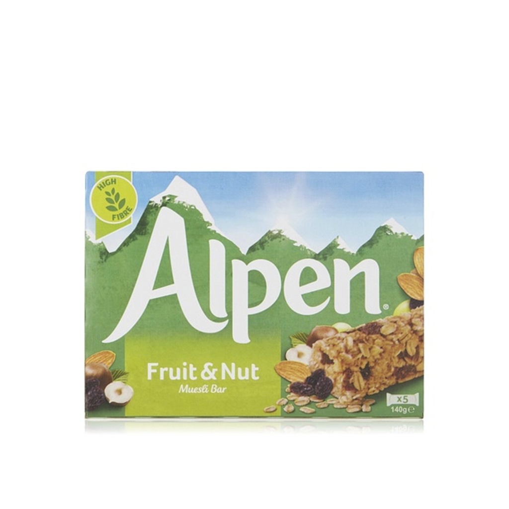 Alpen Fruit and Nut Bar 140g x 5