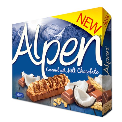 Alpen coconut and chocolate 145g x 5