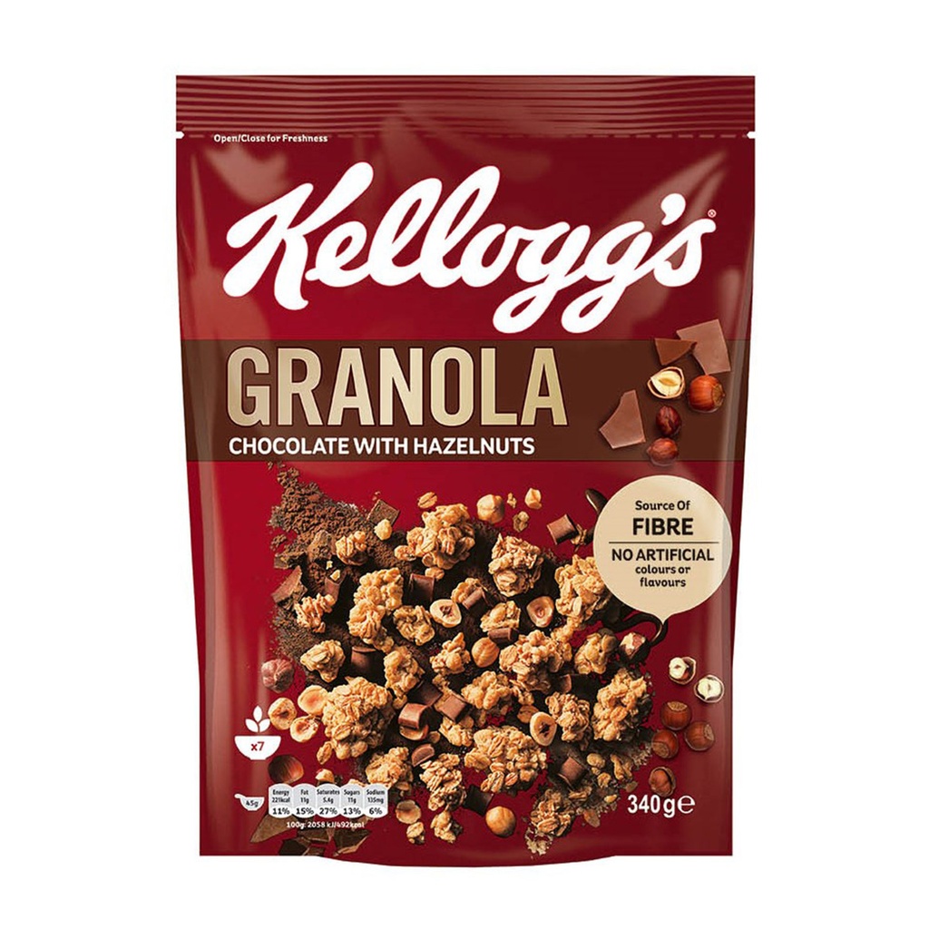 Granola Chocolate With Hazelnuts 340 Gm