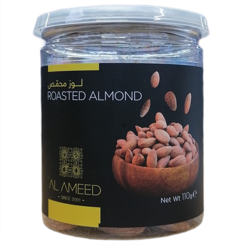 Al Ameed Roasted Almond Jar 110 gm