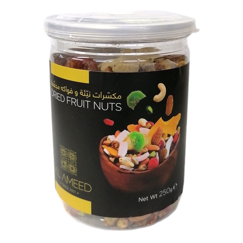 Al Ameed Dried Fruit Nuts Jar 250 gm