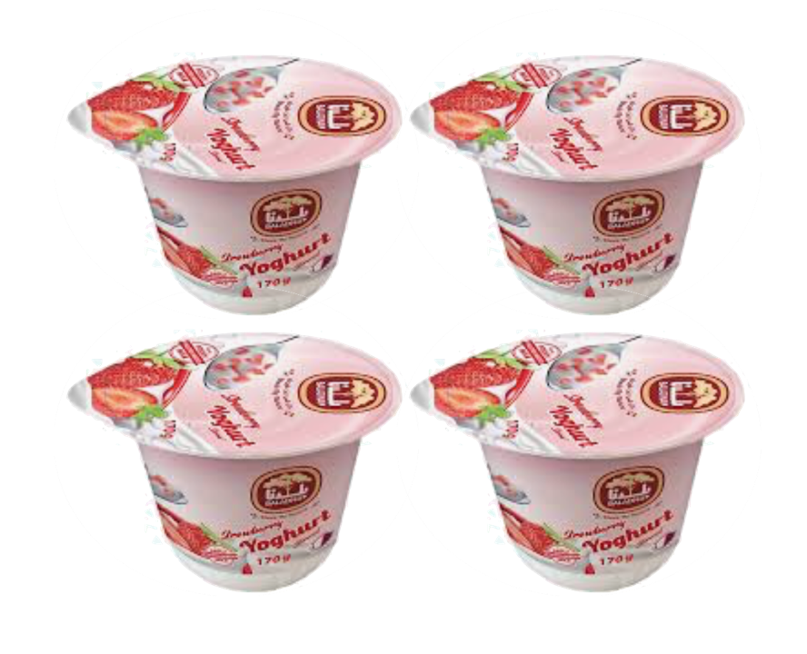 Baladna Fruit Yoghurt Strawberry 170g x 4