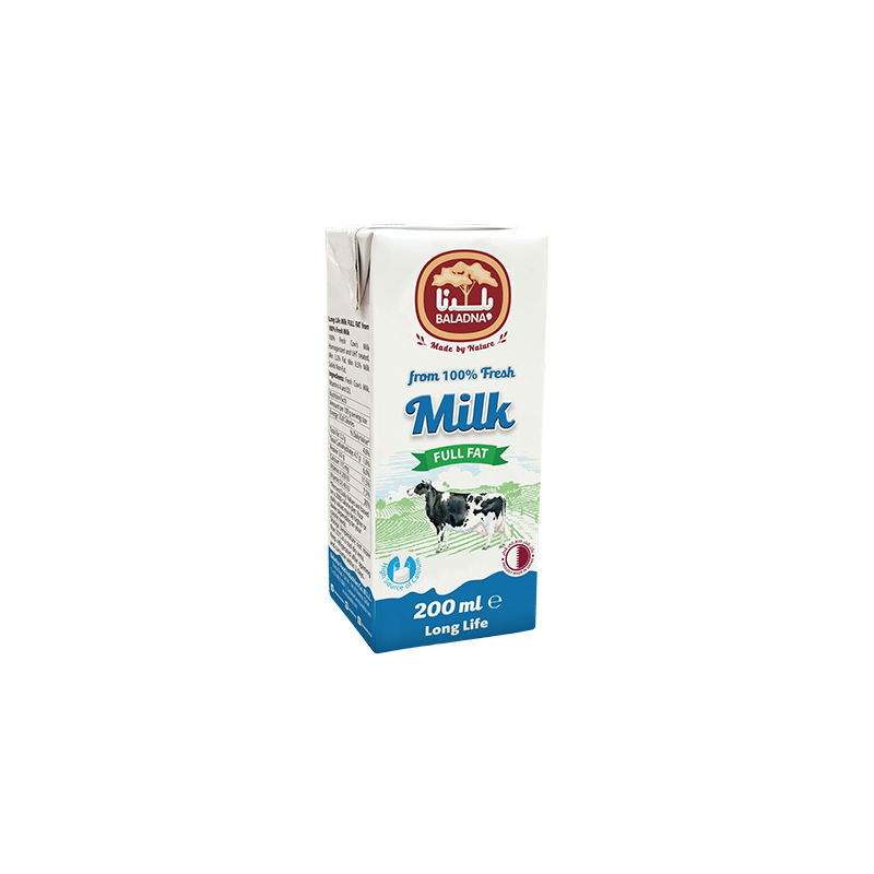 Baladna UHT Milk Full Fat 200 ml 