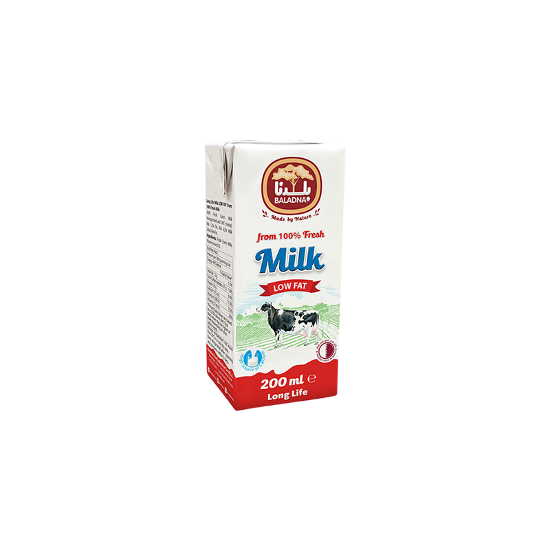 Baladna UHT Milk LL  Low Fat 200 ml