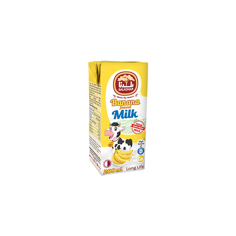 Baladna Uht Milk Full Fat 200 Ml Banana