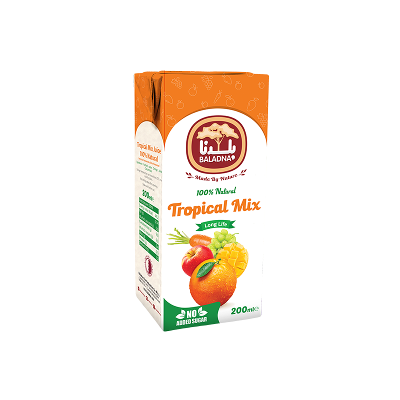 Baladna Long Life Juice Tropical Mix 200Ml
