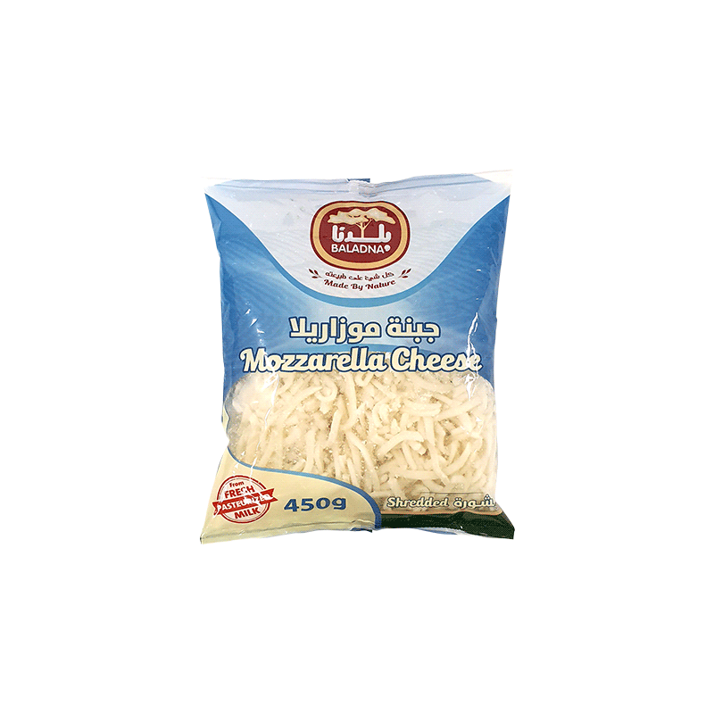 Mozzarella Shredded FF Cheese 450g/828