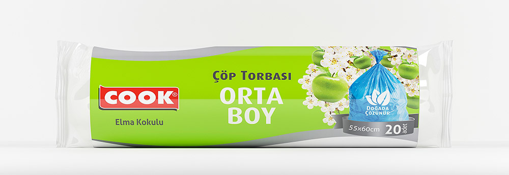 كوك أكياس القمامة 65*70