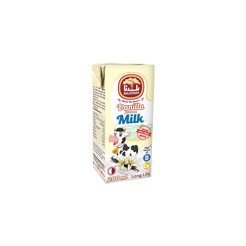 Long Life Milk Vanilla 200Ml