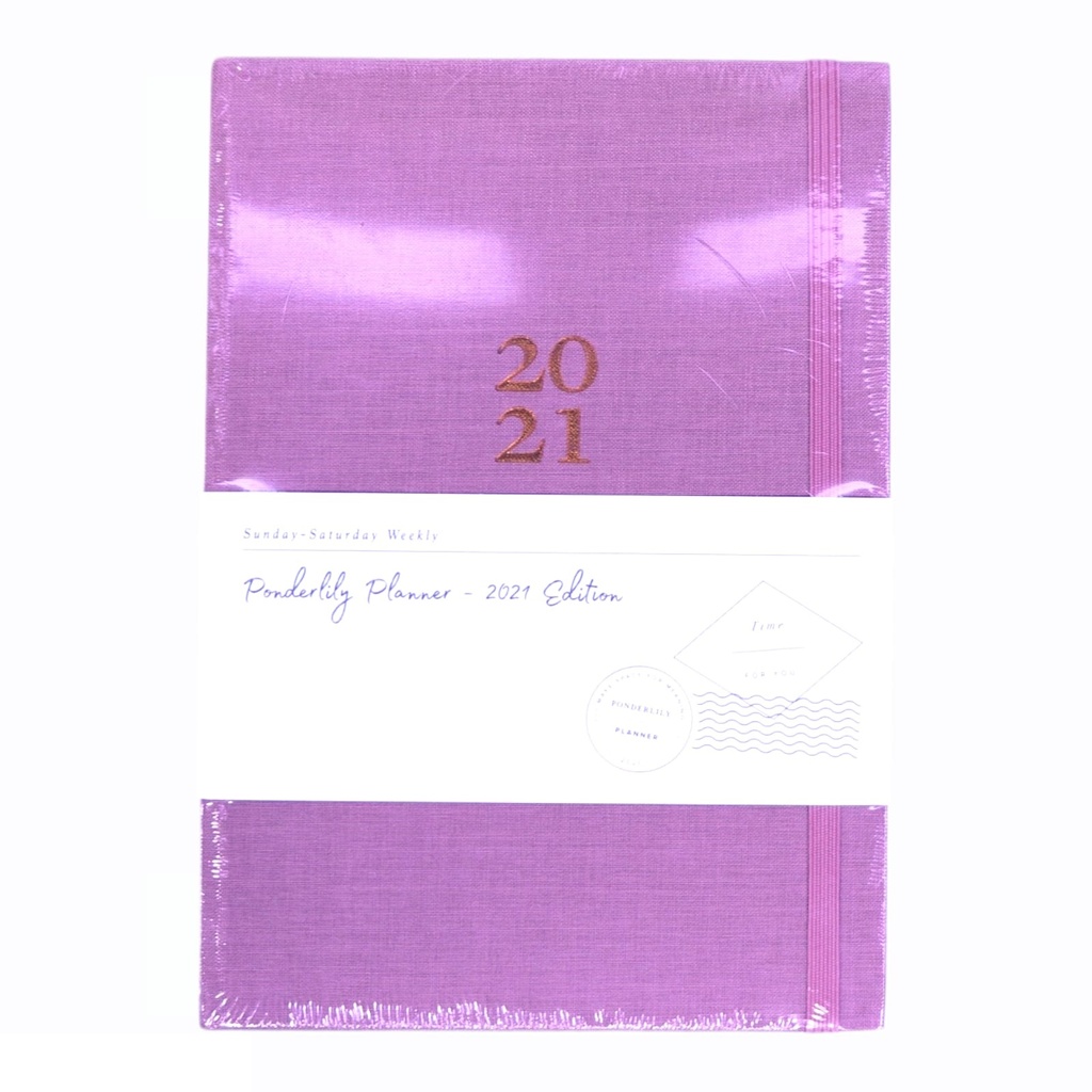 Daily Planner Ponderlily Pink
