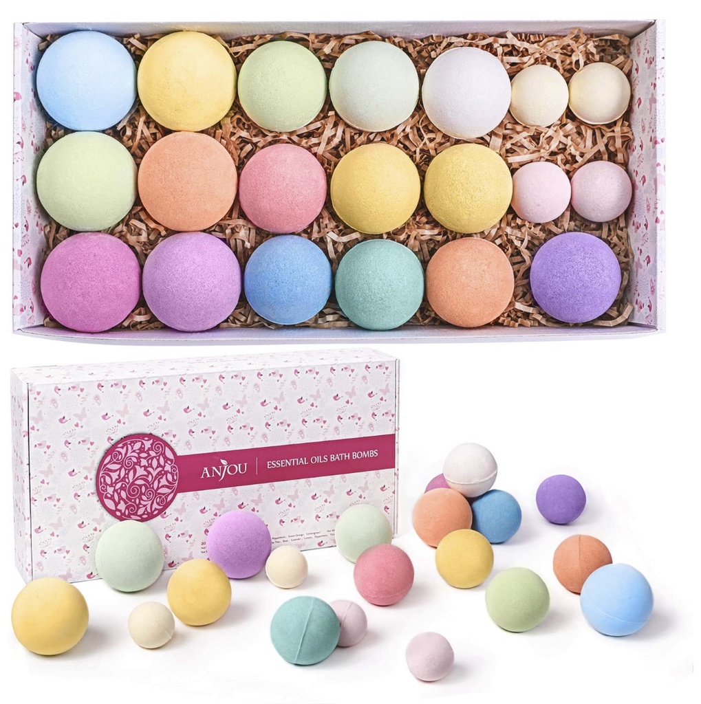 Anjou Essential oil Bath Bomb 20 pcs
