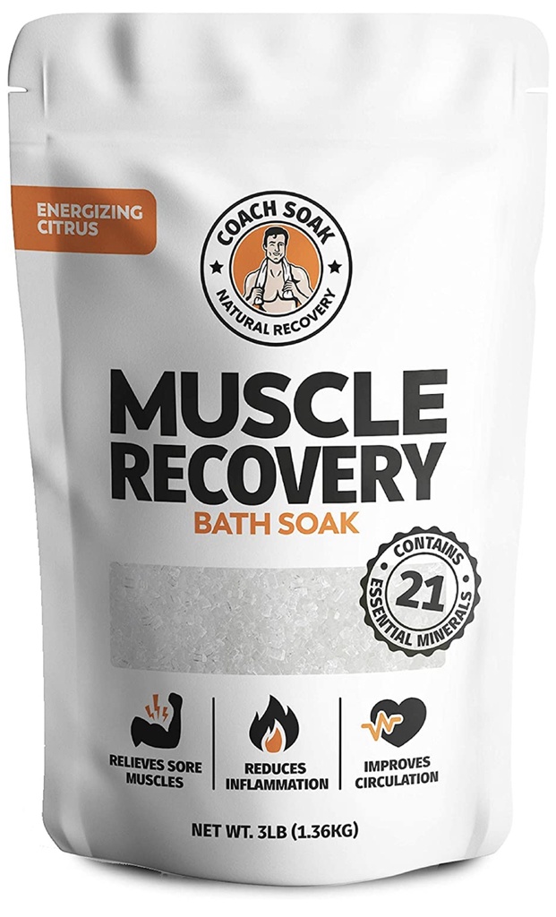 Coach Soak Muscle Recovery Bath Soak Energizing citrus