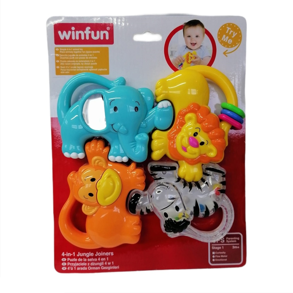 WINFUN JUNGLE JOINERS 4 IN 1 (000633)