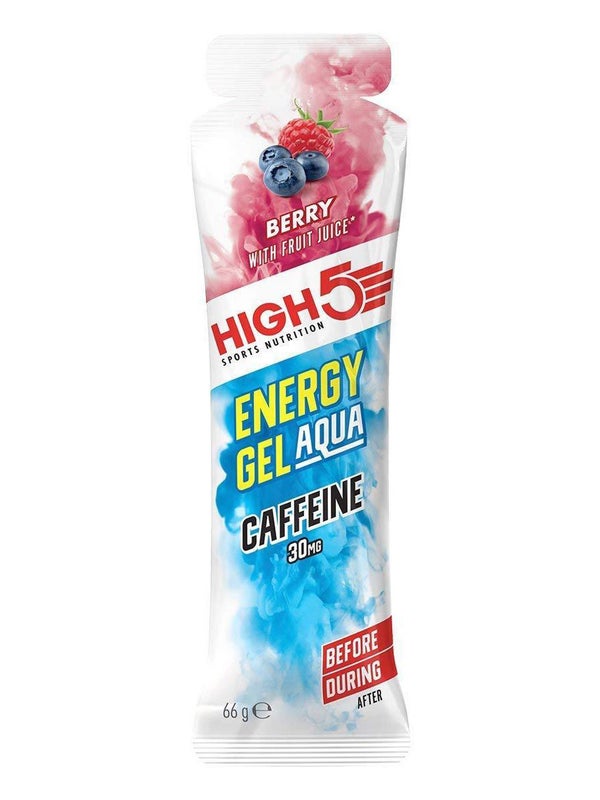 High-5 Energy Gel Aqua Berry With Caffeine 66Grams