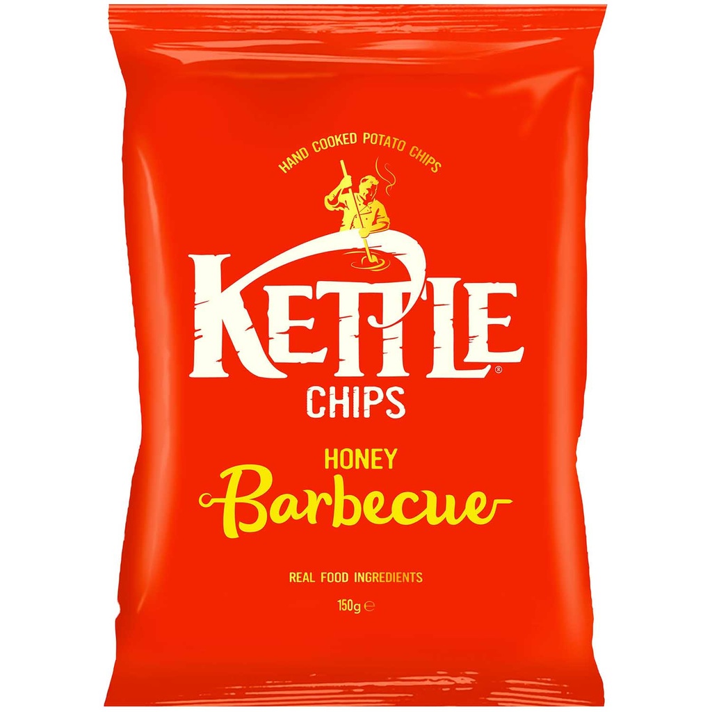 KETTLE CHIPS HONEYBBQ 150G*8