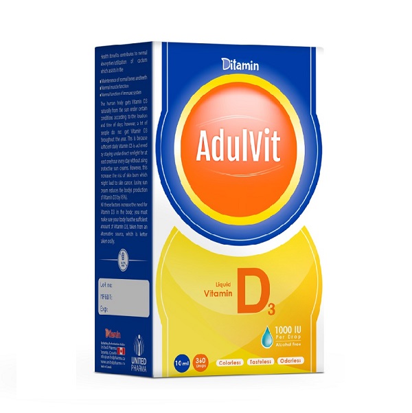 Ditamin Adultvit Vitamin D3 1000Iu 10Ml