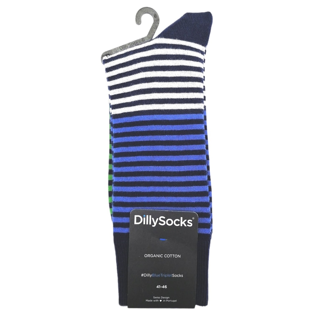 NOVELTY SOCKS Blue Triplet