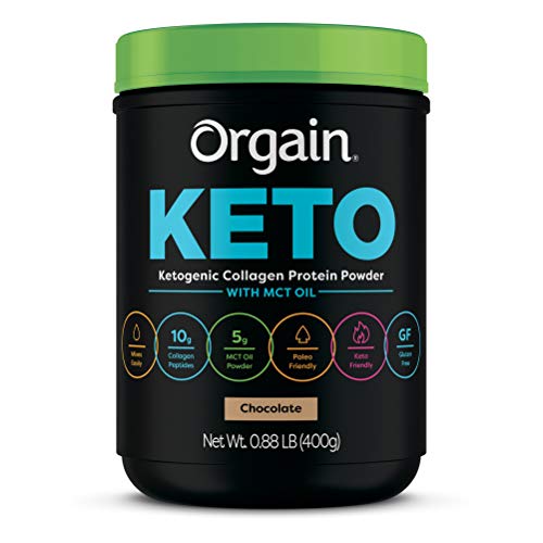 Orgain Keto Collagen Protein Powder chocolate