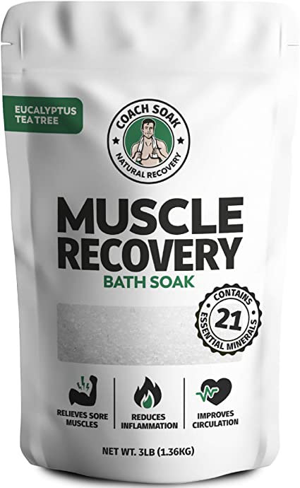 Coach Soak: Muscle Recovery Bath Soak Eucalyptus Tea Tree