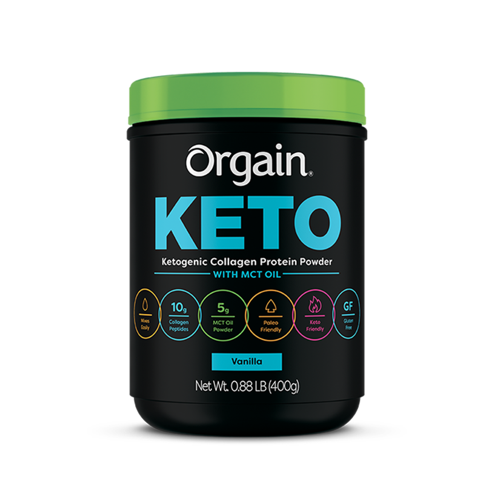 Orgain Keto Collagen Protein Powder vanilla