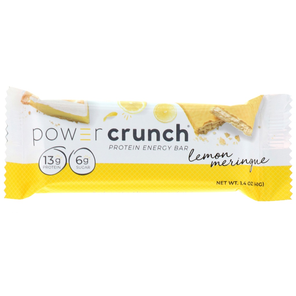 Power Crunch Original Protein Bars lemon meringue