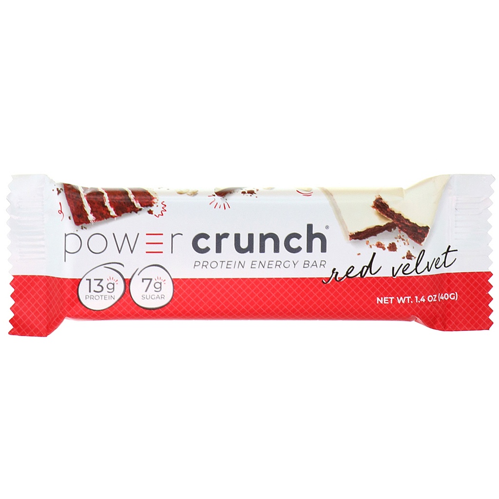 Power Crunch Original Protein Bars red velvet