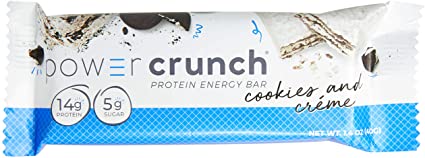 Power Crunch Original Protein Bars cookies and crème