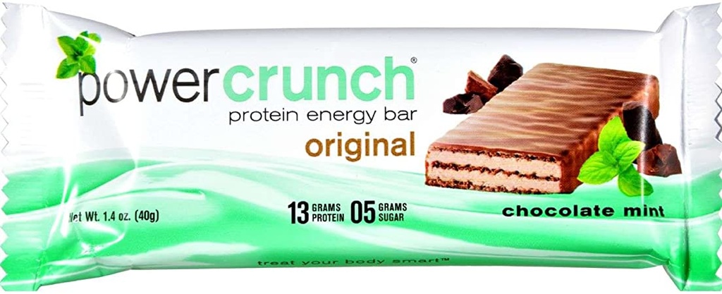 Power Crunch Original Protein Bars chocolate mint