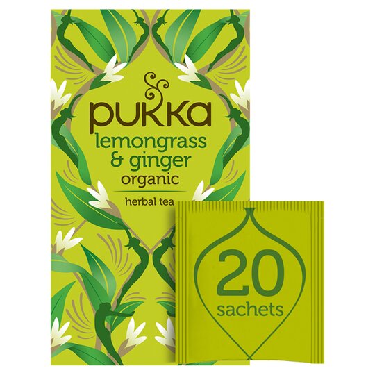 Pukka Lemongrass &amp; Ginger Organic Tea 20 Bags