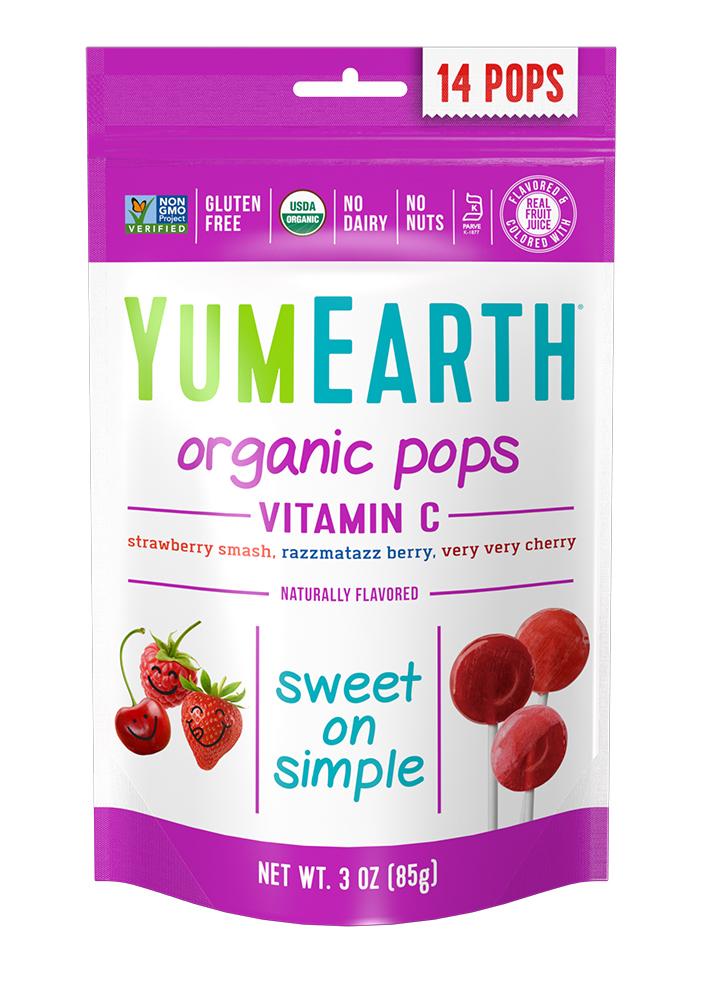 Yum Earth Bio Cherry Lollipop 85G