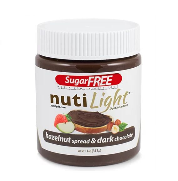 NUTI  LIGHT - PEANUT SPREAD  &amp; DARK CHOCOLATE  312G