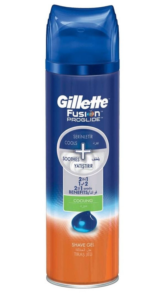 Gillette Fusion Pro Glide Shave Gel Hydrating 200Ml