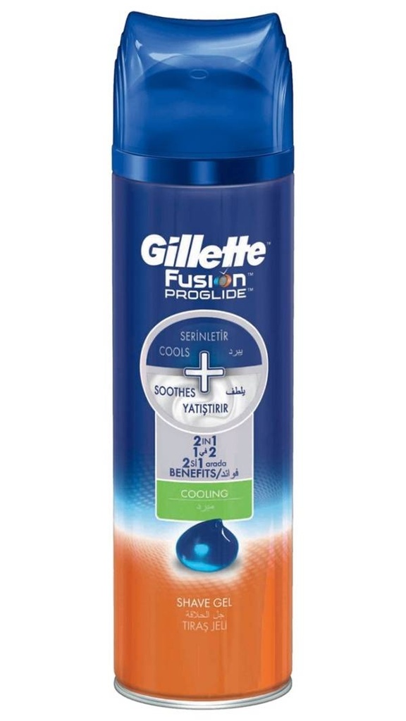 Gillette Fusion Pro Glide Shave Gel Hydrating 200Ml